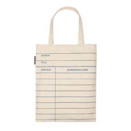 Library Card (Natural) Tote bag