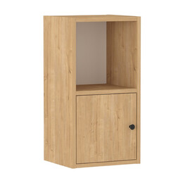 Κομοδίνο Vito Megapap Χρώμα Sapphire oak 34x30x66,4εκ.