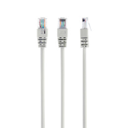 Gembird U/utp Cat.5e Καλώδιο Δικτύου Ethernet 3m Γκρι (Pp12-3m) (Gempp12-3m)