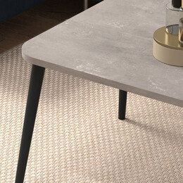 Τραπεζάκι Σαλονιού Soul Megapap από Μελαμίνη Χρώμα Γκρι Ρετρό 90x55x41εκ.