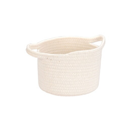 Estia Καλαθι Κρεμαστο Blanca 18x18x13cm Λευκο