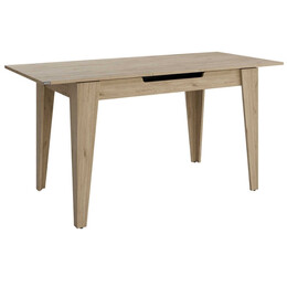 Τραπέζι Trendline Megapap Επεκτεινόμενο Χρώμα oak 120/150x70x75εκ.