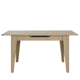 Τραπέζι Trendline Megapap Επεκτεινόμενο Χρώμα oak 120/150x70x75εκ.