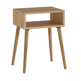 Κομοδίνο Fiona Megapap Χρώμα Pine oak 45x30x58εκ.