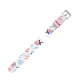 Kiddoboo Strap Strawberry White