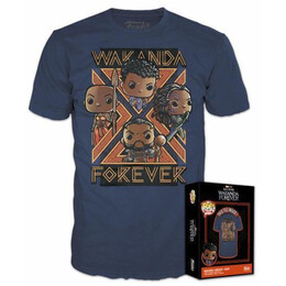 Funko Boxed Pop! Tees: Marvel Black Panther Wakanda Forever t-Shirt (Xl)
