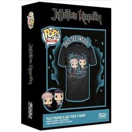 Funko Boxed Tee: Jujutsu Kaisen - Yuji and aoi (m)