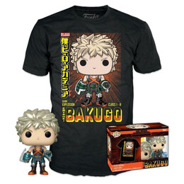 Funko Pop!  tee (Adult): my Hero Academia - Katsuki Bakugo (Metallic) (Special Edition) Vinyl Figure  t-Shirt (m)