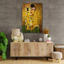 Πίνακας σε Καμβά "the Kiss" Megapap Ψηφιακής Εκτύπωσης 80x125x3εκ.