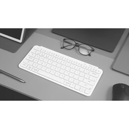 Keychron B1 Pro (B1P-K8) Ultraslim Mini Wireless Keyboard ZMK Online customize-Ivory White 75% US