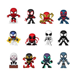 Funko Mystery Minis: Marvel - Spider-man  (12pcs Pdq) (Blind Box/random) Bobble-Head Vinyl Figures
