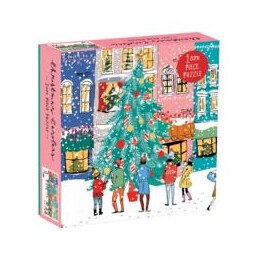 Christmas Carolers Square Boxed 1000 Piece Puzzle