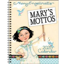Mary Engelbreit's Mary's Mottos 12-Month 2025 Monthly/weekly Planner Calendar