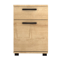 Κομοδίνο Veto Megapap Χρώμα Φυσικό Οξιάς 40x39x57εκ.