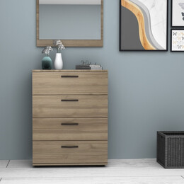 Συρταριέρα Velika Megapap Χρώμα Καρυδί 73x44x96εκ.