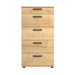 Συρταριέρα Helia Megapap Χρώμα Φυσικό Οξιάς 60x44x108εκ.