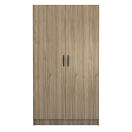 Ντουλάπα Ρούχων Victoria Megapap Δίφυλλη Χρώμα Καρυδί 100x60x181εκ.