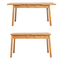 Τραπέζι Jemmy Megapap Επεκτεινόμενο Χρώμα Atlantic Pine 120/153x75x77εκ.