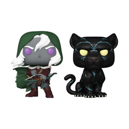 Funko Pop! Games 2-Pack: Dungeons  Dragons - Drizzt do Urden  Guenhwyvar Vinyl Figures