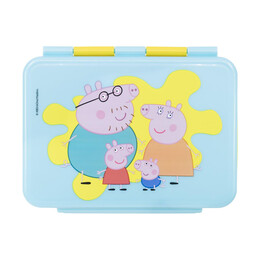 Stor: Peppa pig Core 2022 - Stainless Steel Clamp Rectangular Sandwich box (1100ml) (13956)