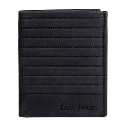 Πορτοφόλι Ανδρικό Δερμάτινο Lois 202220-01 Μαύρο