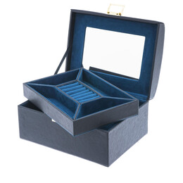 Θήκη Κοσμημάτων DAVIDTS Μαύρο/Μπλε 333159-19