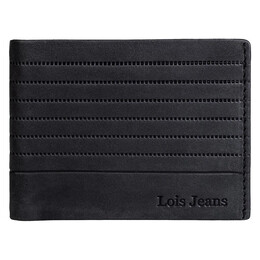 Πορτοφόλι Ανδρικό Δερμάτινο Lois 202207-01 Μαύρο