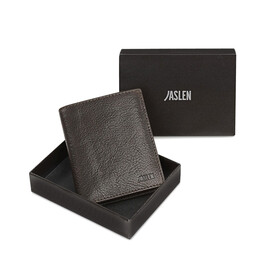 Πορτοφόλι Ανδρικό Δερμάτινο Jaslen Καφέ 204220-02