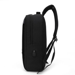 Σακίδιο με Θήκη Laptop 15.6'' AMBER Μαύρο AM2014