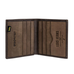Πορτοφόλι Ανδρικό Δερμάτινο Lois 202217-02 Καφέ