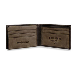 Πορτοφόλι Ανδρικό Δερμάτινο Lois 202286-02 Καφέ