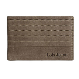 Πορτοφόλι Ανδρικό Δερμάτινο Lois 202286-03 Καφέ Ανοιχτό