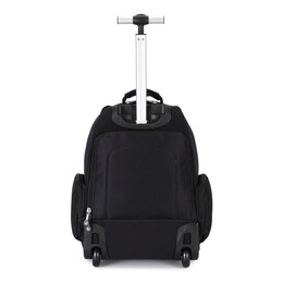 Σακίδιο Πλάτης Με Ρόδες 17" AMBER Μαύρο AM2026