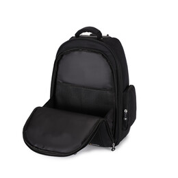 Σακίδιο Πλάτης Με Ρόδες 17" AMBER Μαύρο AM2026