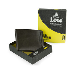 Πορτοφόλι Ανδρικό Δερμάτινο Lois 202607-02 Καφέ