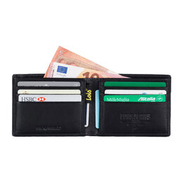 Πορτοφόλι Ανδρικό Δερμάτινο Lois 202687-01 Μαύρο