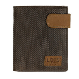 Πορτοφόλι Ανδρικό Δερμάτινο Lois 202720-02 Καφέ