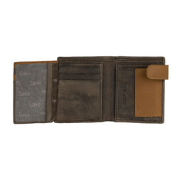 Πορτοφόλι Ανδρικό Δερμάτινο Lois 202720-02 Καφέ