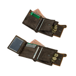 Πορτοφόλι Ανδρικό Δερμάτινο Lois 202720-02 Καφέ