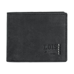 Πορτοφόλι Ανδρικό Δερμάτινο Lois Μαύρο 202812-01