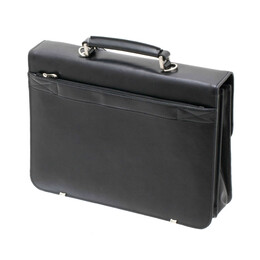 Τσάντα Χαρτοφύλακας Δερμάτινο 15'' DAVIDTS Μαύρο 462101-01