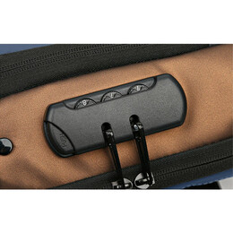 Τσαντάκι Ώμου AMBER Μπλε/Καφέ AM2006