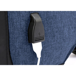 Σακίδιο Anti-Theft με Θήκη Laptop 13'' Amber Μπλε AM2008