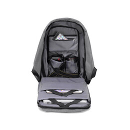 Σακίδιο Anti-Theft με Θήκη Laptop 13'' Amber Γκρι AM2008