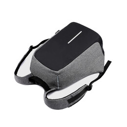 Σακίδιο Anti-Theft με Θήκη Laptop 13'' Amber Γκρι AM2008