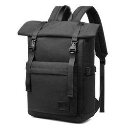 Σακίδιο με Θήκη Laptop 17.3" AMBER Μαύρο AM2017