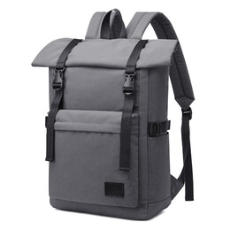 Σακίδιο με Θήκη Laptop 17.3" AMBER Γκρι AM2017