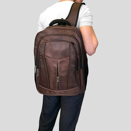 Σακίδιο με Θήκη Laptop 15,6'' BENZI Καφέ BZ5237