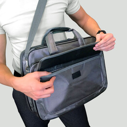 Τσάντα Laptop 15,6" BENZI Γκρι BZ5265