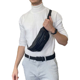 Τσαντάκι μέσης BENZI Μαύρο BZ5435